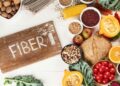 Many whole foods, such as fruits, vegetables, legumes and nuts, are high in fiber.