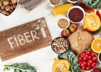 Many whole foods, such as fruits, vegetables, legumes and nuts, are high in fiber.